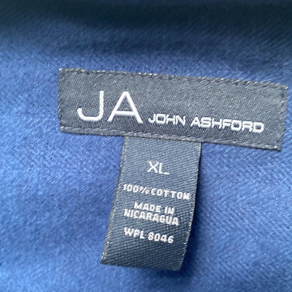 NWT John Ashford royal blue button down. Size XL. - Picture 9 of 10